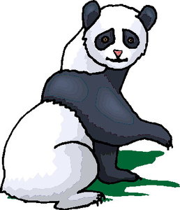 Dieren Cliparts Panda 