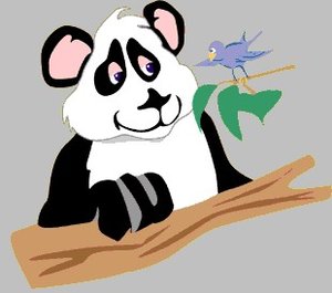 Dieren Cliparts Panda 