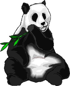 Dieren Cliparts Panda 