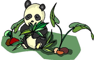 Dieren Cliparts Panda 
