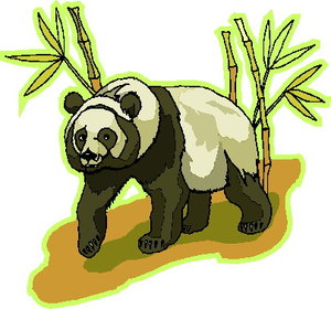 Dieren Cliparts Panda 