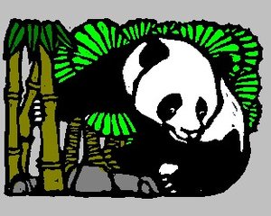 Dieren Cliparts Panda 