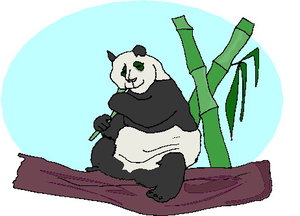 Dieren Cliparts Panda 