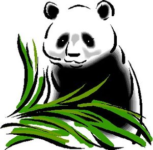 Dieren Cliparts Panda 