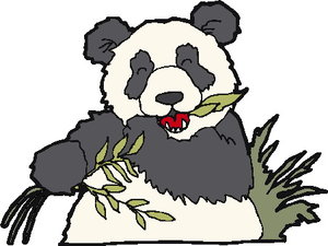 Dieren Cliparts Panda 