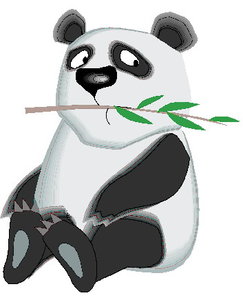 Dieren Cliparts Panda 