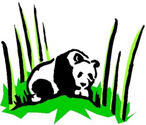 Dieren Cliparts Panda 