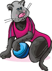 Dieren Cliparts Sportieve dieren 