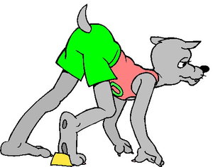 Dieren Cliparts Sportieve dieren 