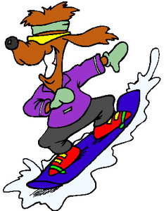 Dieren Cliparts Sportieve dieren 