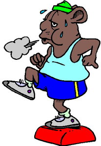 Dieren Cliparts Sportieve dieren 