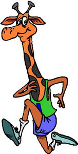 Dieren Cliparts Sportieve dieren 