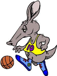 Dieren Cliparts Sportieve dieren 