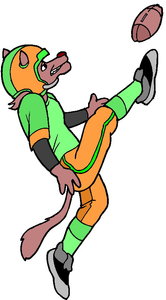 Dieren Cliparts Sportieve dieren 