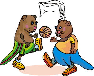 Dieren Cliparts Sportieve dieren 