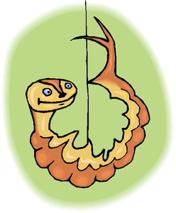 Dieren Cliparts Wormen 
