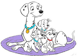 Cliparts Disney 101 dalmatiers 