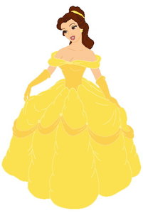 Cliparts Disney Belle en het beest 