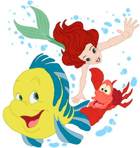 Cliparts Disney De kleine zeemeermin 
