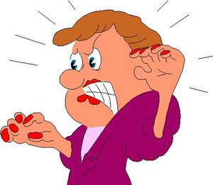 Cliparts Emoties Agressie 