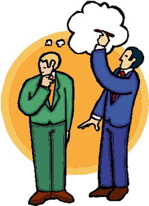 Cliparts Emoties Denken 