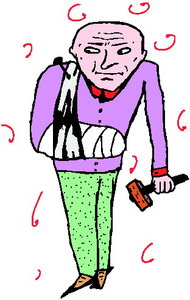 Cliparts Emoties Pijn 