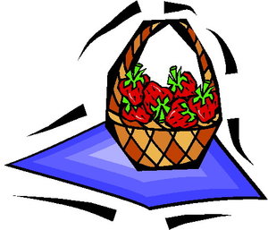 Cliparts Eten en drinken Aardbeien 