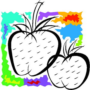 Cliparts Eten en drinken Aardbeien 