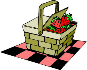 Cliparts Eten en drinken Aardbeien 