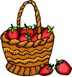 Cliparts Eten en drinken Aardbeien 