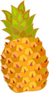 Cliparts Eten en drinken Ananas 