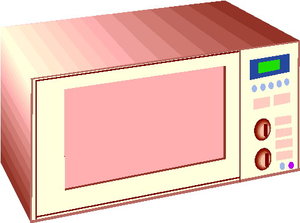 Cliparts Eten en drinken Apparaten Magnetron