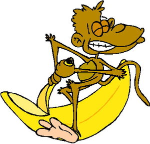 Cliparts Eten en drinken Bananen 
