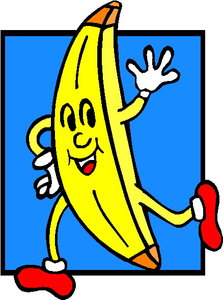 Cliparts Eten en drinken Bananen 