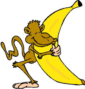 Cliparts Eten en drinken Bananen 