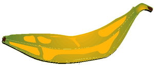 Cliparts Eten en drinken Bananen 