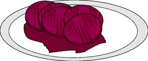 Cliparts Eten en drinken Bieten 