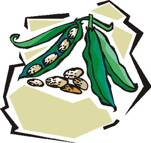Cliparts Eten en drinken Bonen 