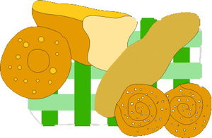 Cliparts Eten en drinken Brood 