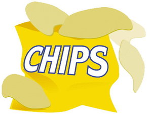 Cliparts Eten en drinken Chips 