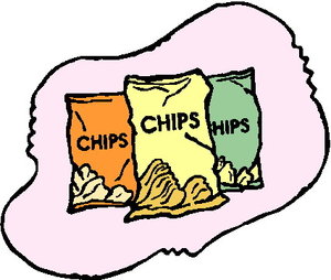 Cliparts Eten en drinken Chips 