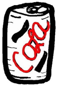 Cliparts Eten en drinken Cola 