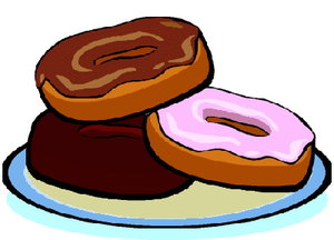 Cliparts Eten en drinken Donuts 