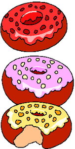Cliparts Eten en drinken Donuts 