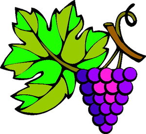 Cliparts Eten en drinken Druiven 
