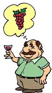 Cliparts Eten en drinken Druiven 