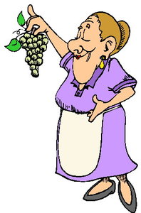 Cliparts Eten en drinken Druiven 