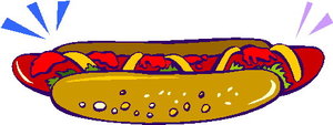 Cliparts Eten en drinken Hotdogs 