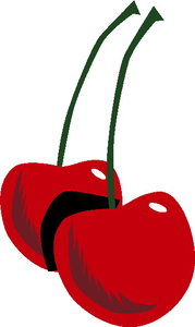 Cliparts Eten en drinken Kersen 