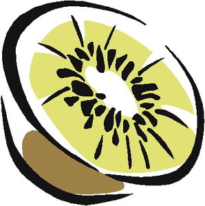 Cliparts Eten en drinken Kiwi 